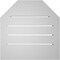 Ekena Millwork Octagonal Top Surface Mount PVC Gable Vent w/ 2"W x 2"P Brickmould Sill Frame, 18"W x 18"H GVPOT18X1803SF - alternate 4